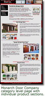 Link to Monarch Door Company - Residential Garage Doors